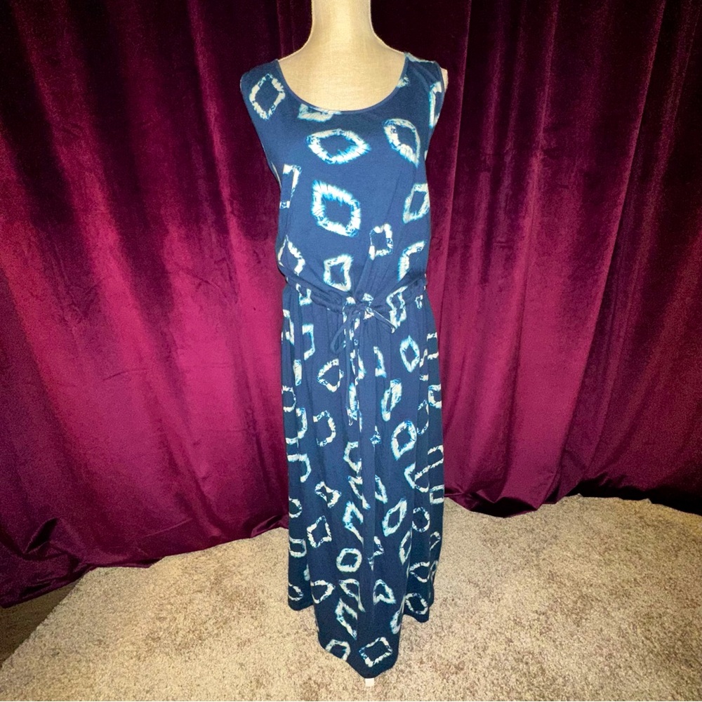 Navy Blue Maxi Dress, Size 1X